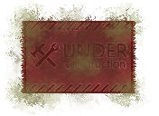 A worn carpet with sign reading "Under construction".